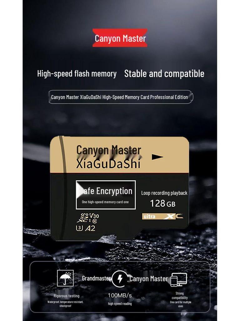 High-Speed 128GB Dashcam & Surveillance SD Card