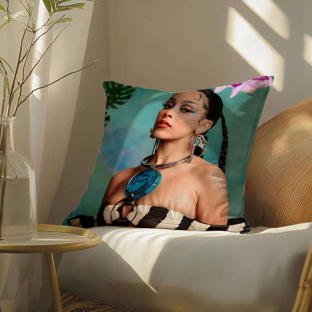 Dojacat Pillow Case Pillowcase, Double-Sided Printed, Sofa Cushion, Bedroom Headboard