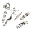 Colorful Dot Metal Hairpins For Women Girls Star Hair Clip Multiple Styles Seamless Duckbill Clip Girls Hair