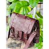 Handmade Men's Leather Vintage Laptop Big Storage Bag Satchel