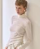 GRIDAJ Wool Turtleneck Top _ Ivory