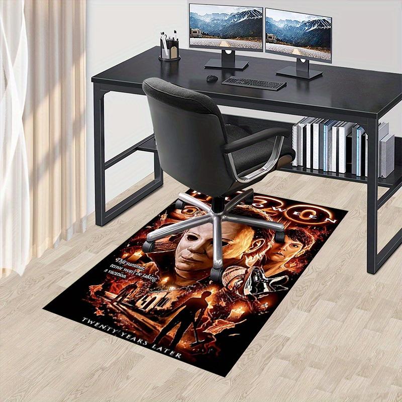 

office carpet: Moonlight Halloween horror movie poster print - 3D design sofa cushion, chair cushion protection blanketc124 60cm by 90cm