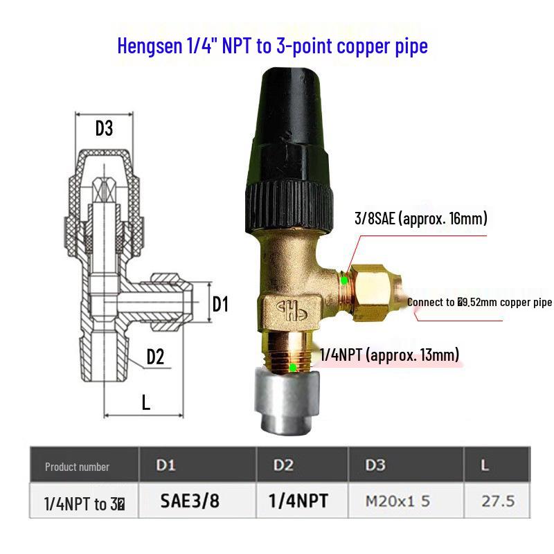 Refrigeration Equipment Right Angle Copper Valve: 6-19 Manual Stop Valve for Air Conditioning Liquid Storage