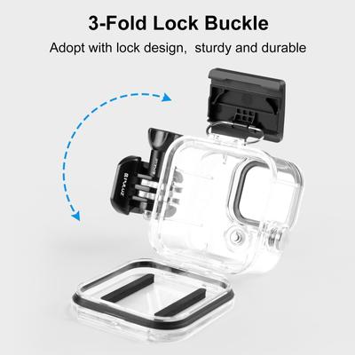 PULUZ PU925T Wasserdichtes Gehäuse, Gehäuse, Tauchschutzhülle für Action-Kamera unter Wasser