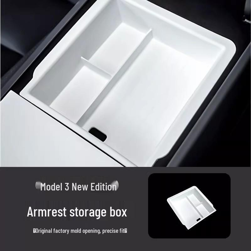Tesla Model Y/YL/3 Center Console Dashboard Sticker - White Interior Decoration