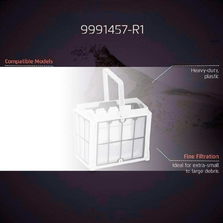 Advanced Robotic Pool Cleaning Filter Basket Replacement With Reinforced Construction Fine Mesh For Water Filtrations