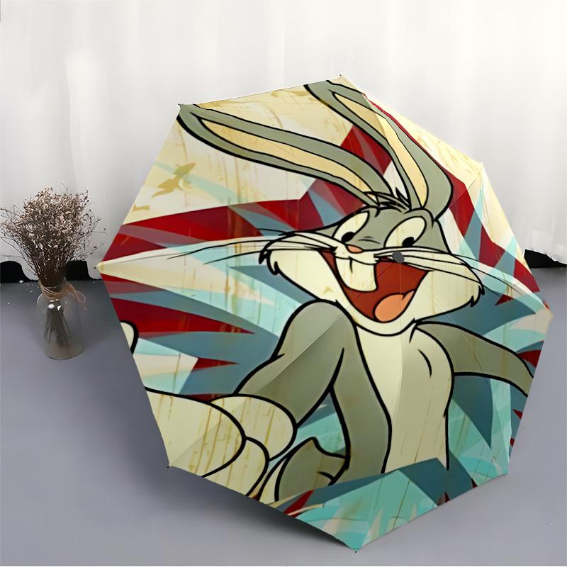 Bugs Bunny Automatic Open/Close Umbrella - Compact Travel Umbrella,  Ideal Gift, Outdoor Accessory, 113