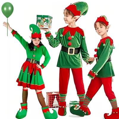 Familien-Partner-Outfits für Eltern und Kinder Weihnachtsanzug Cosplay-Kleidung Neujahr
