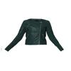 Noora Women's Green Leather Biker Jacket Party Wear Jacket Casual Jacket Gift For Her