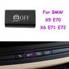LHD RHD Car Anti-Slip Button Cover Cap Replacement Black For BMW X5 X6 E70 E71 E72 2007-2013
