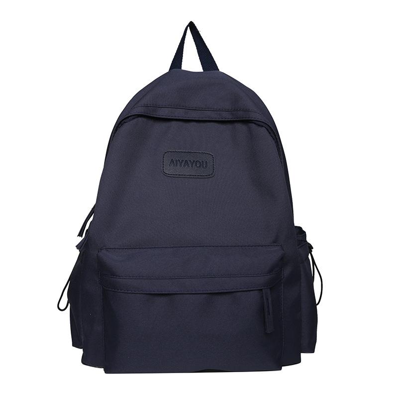 Schoolbag Schoolbag Korean Version Harajuku Ulzzang Women's Bag High School College Student Ins Wind Large Capacity Backpack Women's Backpack
