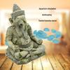 Ancient Buddha Aquarium Ornament: Ganesha Statue for Reptile Tank Decor