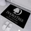 Fashion D-DoubleTree by Hilton Floor Mat Absorbent Floor Mat Non-Slip Entrance Rug for Bathrooms Restrooms and Toilets