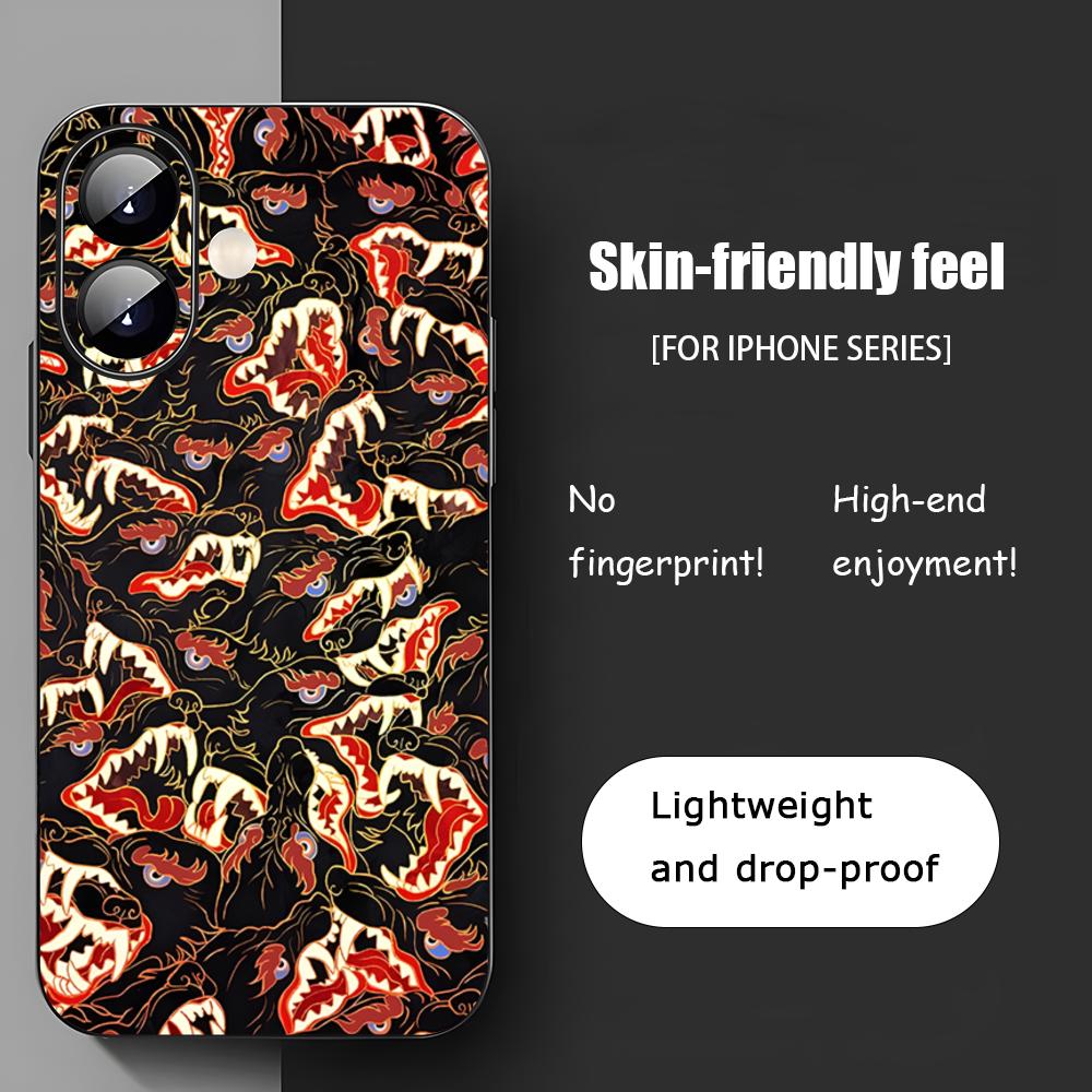 Cool Cartoon Fun Fashion Phone Case For iPhone 17 16 15 14 13 12 11 X XR XS 8 Plus Mini Pro Max Soft Black Shockproof Cover