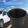   Car Modified Front Bumper         Inlet Pipe Funnel Kit Round