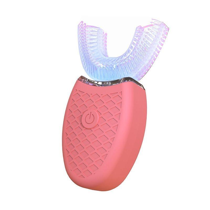 Children Adult Automatic Ushaped Electric Toothbrush Blue Light Smart Whitening