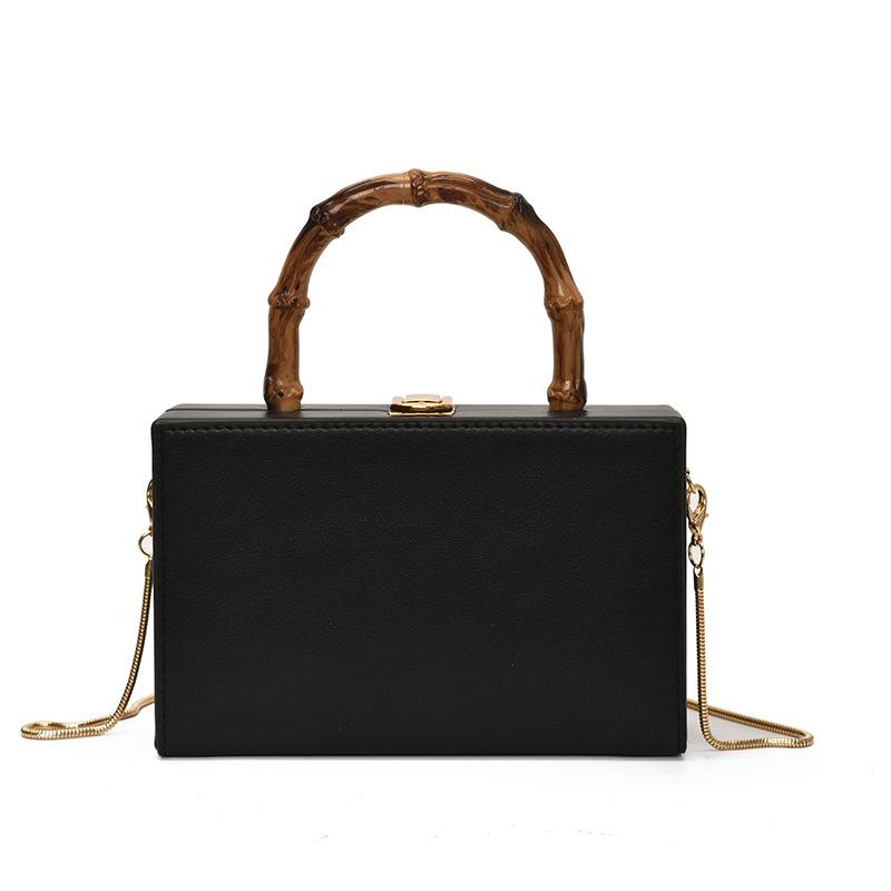 Personalized glossy box bag 2025 European and American new fashion niche handbag women's versatile messenger dinner bag tide