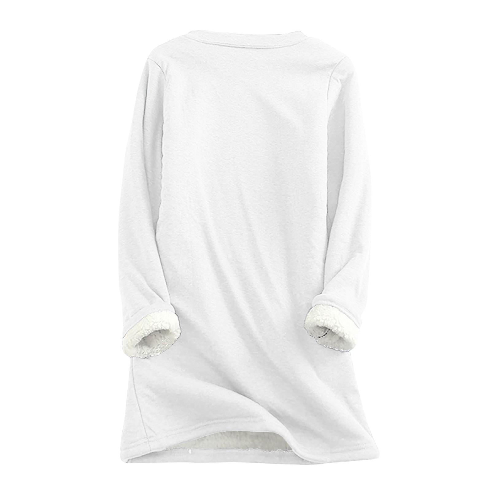 

Женская мода, повседневный пуловер с длинными рукавами, утолщенная женская толстовка XXL белый