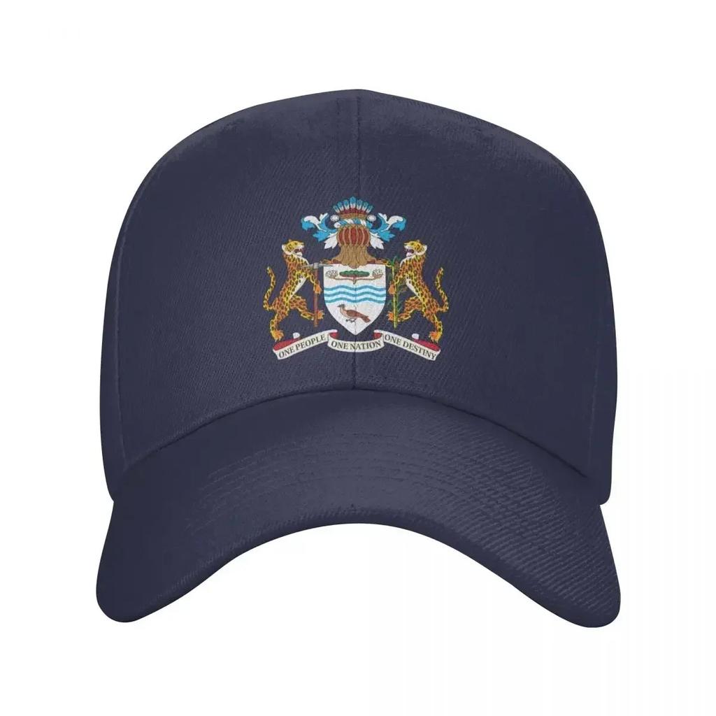 Classic Coat Of Arms Of Guyana Baseball Cap for Men Women Adjustable Trucker Hat Sports