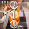 Cocktail Picks for Drinks, Stainless Steel Cocktail Toothpicks, Metal Martini Picks for Olives Appetizers Fruit Toothpicks, 10 PCS