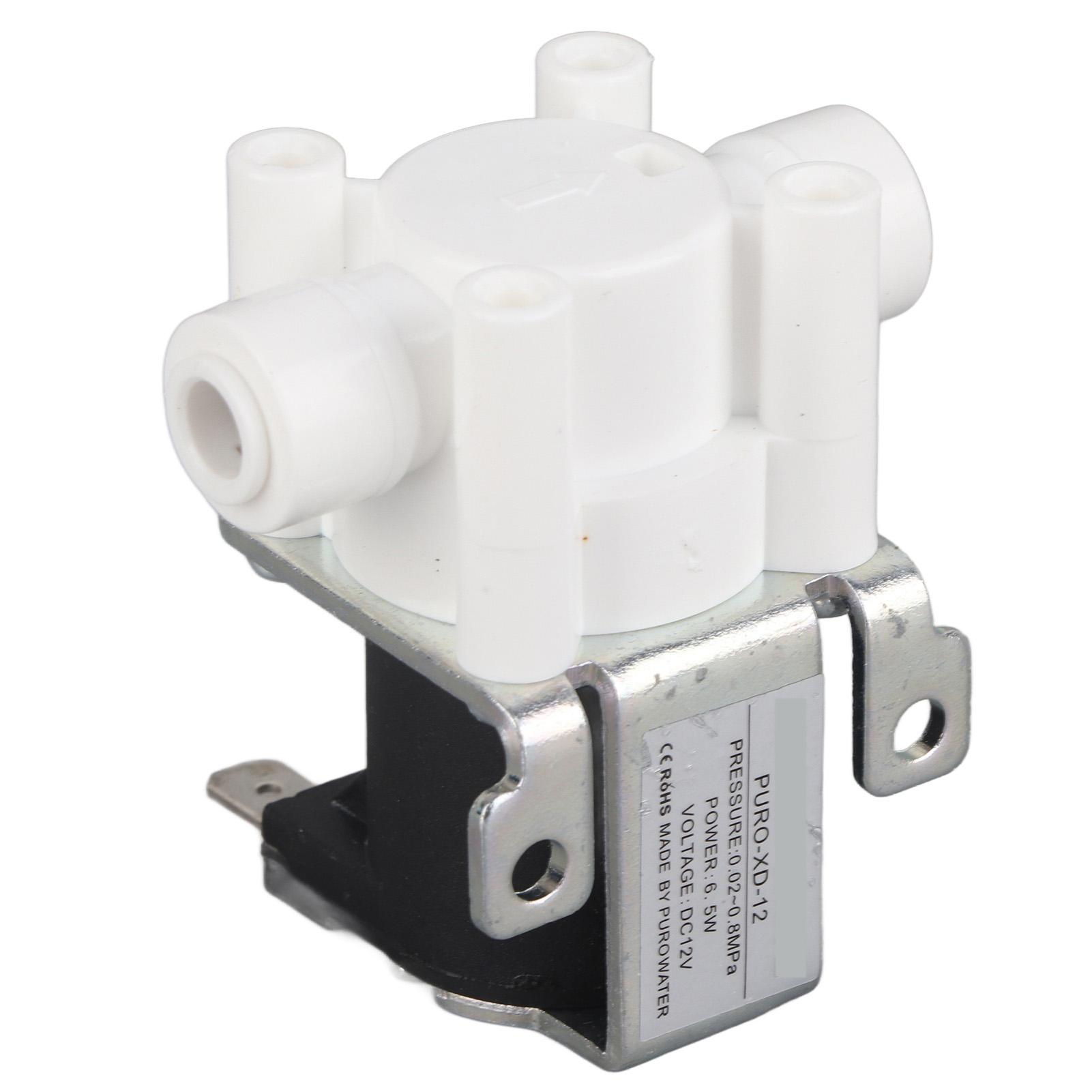 

1 шт. Електромагнітний очищувач води, електричний електромагнітний клапан постійного струму 12 В для швидкого з’єднання, нормально закритий