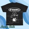 T-Shirt Logo Evans Drumheads Divertente Taglia Americana dalla S alla 5XL T-Shirt