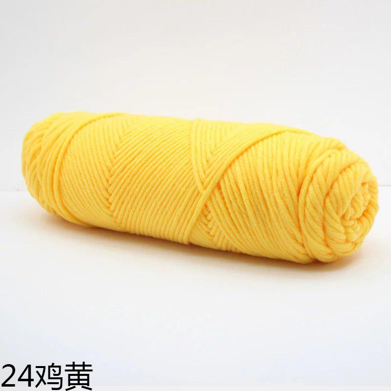 100g/Klubko Bavlněná Vlna Ručně Pletený Šátek Rukavice Čepice Silná Příze Vícebarevná Ozdoba Přírodní Materiál Měkký Materiál