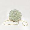 WHTUOHENG Crystal Clutch Evening Bag Flower Design Diamond Wedding Purse Luxury Women Formal Dinner Bag Party Banquet Clutches