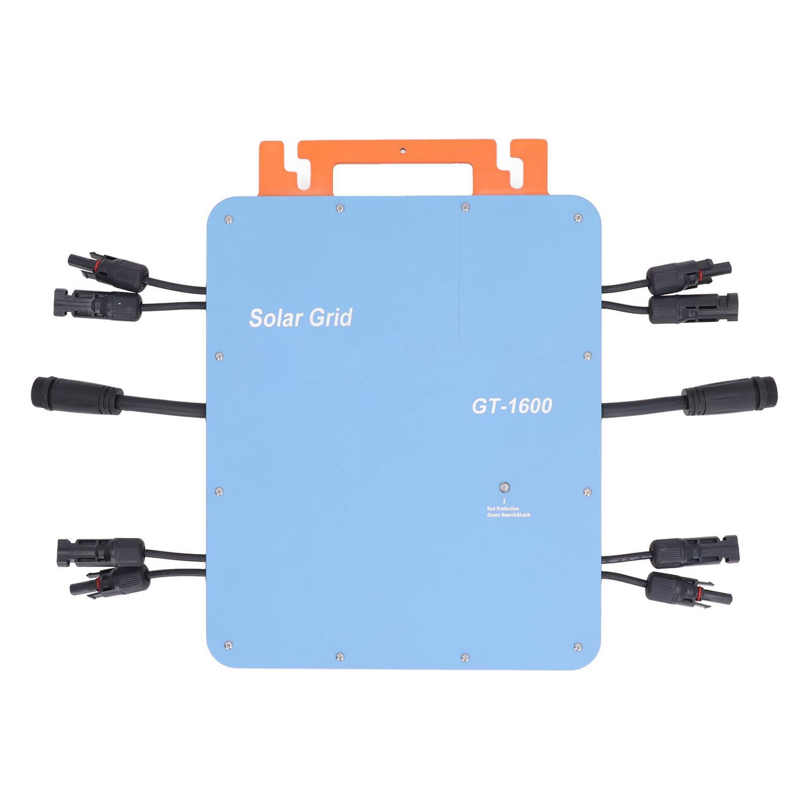 

Сетевой микроинвертор для солнечных панелей с управлением по Wi-Fi, автоматической идентификацией, инвертор мощности 1600 Вт