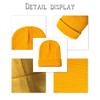Custom Logo Unisex High Quality Plain Blank Dyed Solid Color Winter Hat Acrylic Knitted Cuffed Beanie