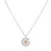Cui Yan S925 Sterling Silver Daisy Necklace - Korean Summer Forest Style Women's Choker Jewelry