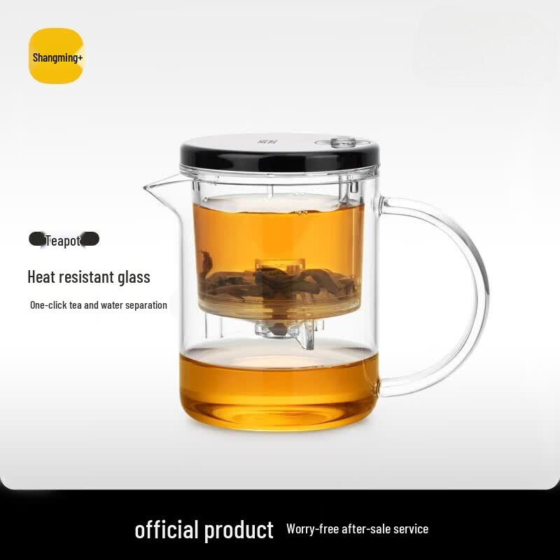 SAMADOYO E21 Thick Glass Easy Teapot with Infuser