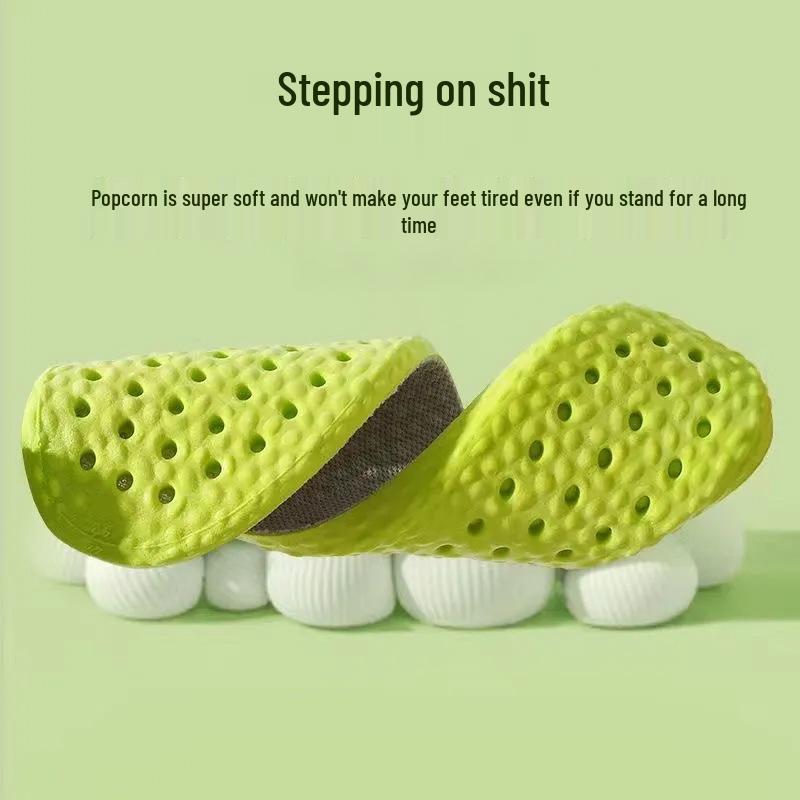 Odor-Resistant Breathable Popcorn PU Insoles for Military Training - Comfortable and Durable for Long Standing, Spring/Summer Unisex