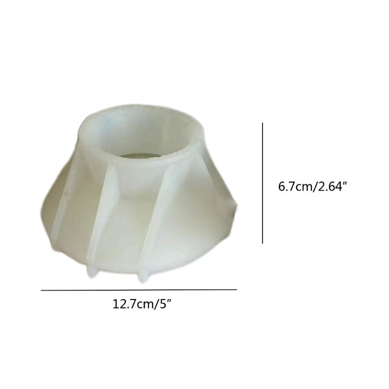 Round Fruit Storage Tray Mold Round Dish Mold Home Decoration Silicone Mold for Resin Concrete Cement Tray DIY Durable