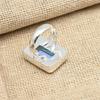 Faceted Mistic Topaz 925 Sterling Silver Handmade Antique Ring Jewelry Gift For Her
