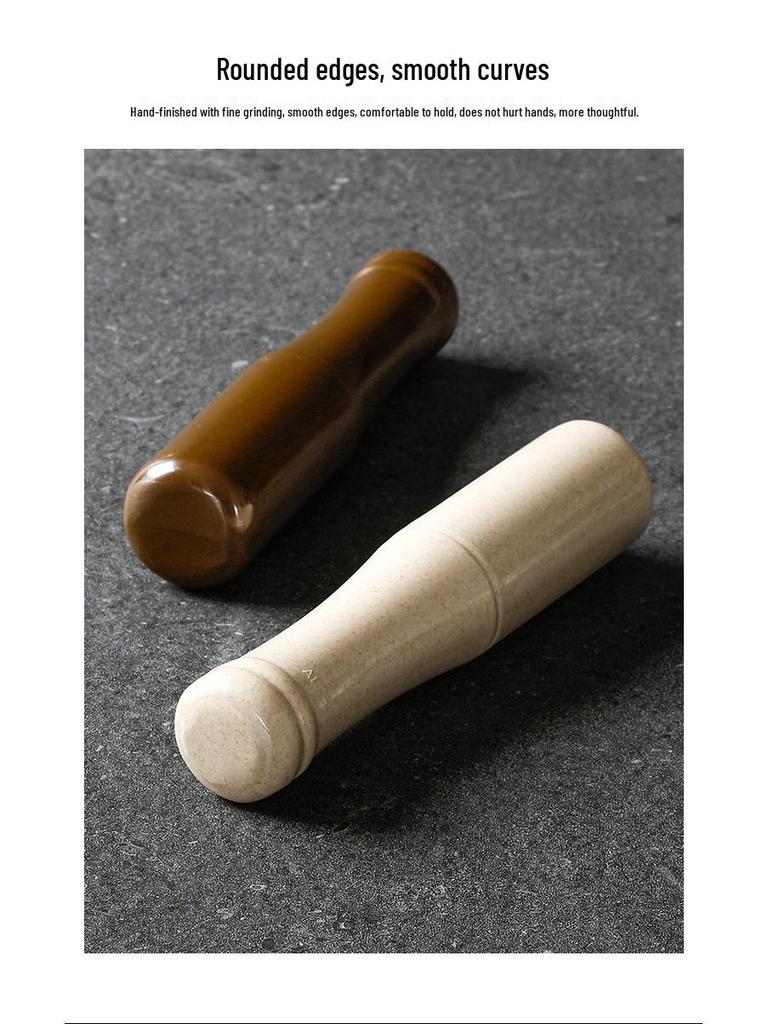 Melamine Pestle & Mortar for Mashing Ginger, Garlic, Chili, and Century Egg
