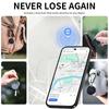 Chytrý přívěsek GPS lokátor Funguje s Androidem Najít můj Google Certified Bluetooth lokátor Sledování Vyhledávač polohy Hledání klíčů Kočka Pes