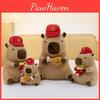 Plush Capybara Water Piglet Toy With Hamburger Hat For Kids And Collectors