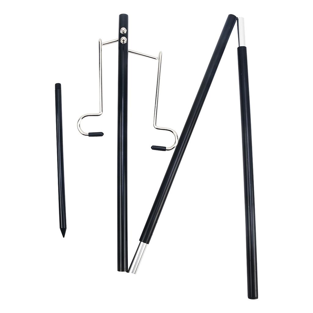 Tragbarer Faltbarer Camping-Lichtmast, Aluminiumlegierung Outdoor Camping Lampenständer für Campingplatzbeleuchtung