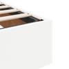 Ottoman Bed with Mattress White 90x200 cm Faux Leather