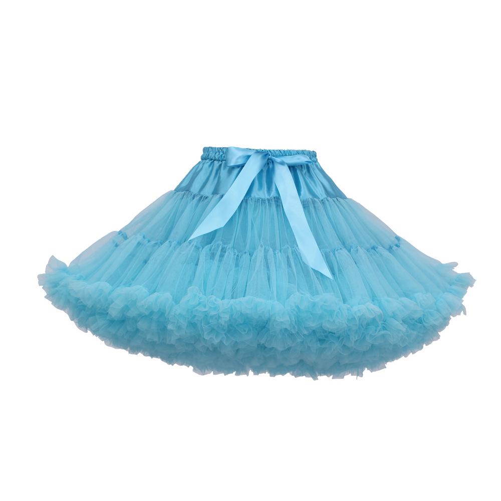Adult Super Puffy Breathable Tulle Skirt - Soft Lolita Tutu Petticoat Skirt