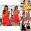 Stylish Women Summer Boho Short Mini Dress For Evening Cocktail And Beach Parties