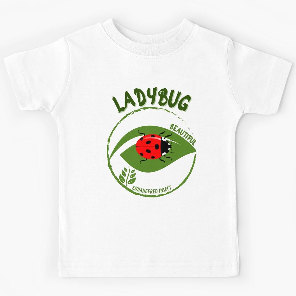 Beautiful Ladybug Kids T-Shirt 140