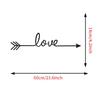 Love Arrow Wall Sticker Home Decoration For Bedroom Living Room Decor Wall Stickers Mural Vinyl Decorative Wallpaper Wall Decor