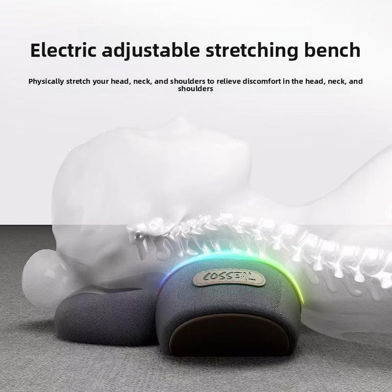 Electric Neck Massager Pillow Cervical Stretcher Heating Vibration Massage Orthopedic Sleeping Pillows Support
