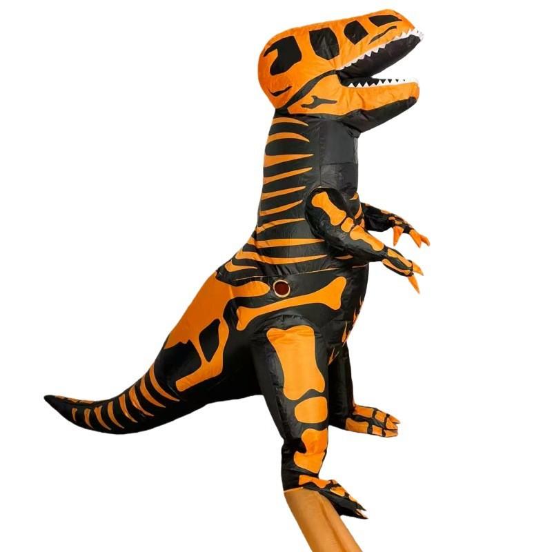 Zombie Ribs Dinosaur Inflatable Costume For Halloween Party And Cosplay Events