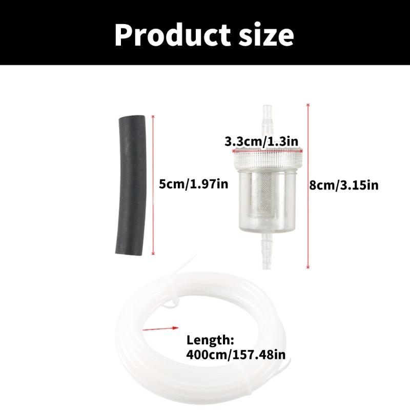 Fuels  Heater Accessories Fuel Line KitS 4M Includes Filters & Hose Clips Car Heating System Part for Long Lasting Use