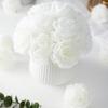 1Pcs Artificial Peony Flower Heads Rose Red Faux Flower Silk Artificial Flower Heads Simulated Penoy For Wedding Party Decoration, Cake Decoration