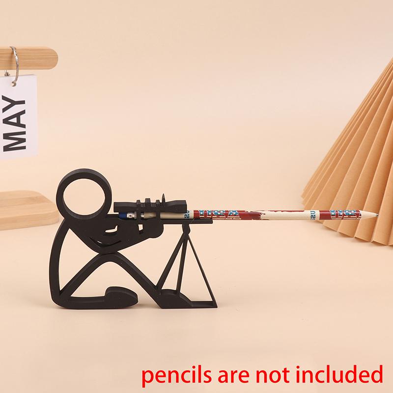 3D-gedruckte Strichmännchen-Stifthalter Stifthalter Stiftebehälter Schreibtischdekorationen Schreibwaren Schreibtischskulpturen Geschenke