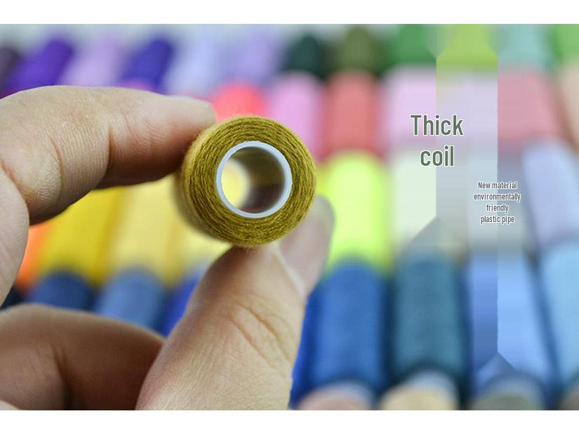 100-Color Polyester Sewing Thread Set for Hand and Machine Sewing